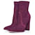 Gianvito Rossi, Bottines Fiona en maille bouclée Polyester Rouge  ref.1002322