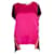 Stella Mc Cartney Stella Mccartney, Silk sporty top in fuchsia Pink Viscose  ref.1002327