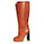 Dsquared2, Botas de cuero marron. Castaño  - vista 2