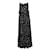 Autre Marque La robe, robe longue à imprimé à pois Polyester Noir  ref.1002341