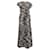 Chanel, Black and white boucle knit maxi gown Wool  ref.1002355