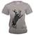 LUELLA, camiseta gris claro con estampado de conejitos. Algodón  ref.1002403