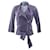 Gucci, Chaqueta motera de cuero violeta. Púrpura  ref.1002410
