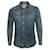 Autre Marque Italo Americano, blue denim shirt with push buttons. Cotton  ref.1002420