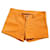 Autre Marque ByDanie, orange suede shorts in size M.  ref.1002471