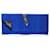 Autre Marque Maison Du Posh, clutch in Electric Blue snakeskin. Leather  ref.1002513