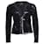 Maje, Blazer with black and silver colored sequins Silvery  ref.1002514