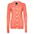 Autre Marque Denham, Orange cardigan with white buttons Cotton  ref.1002519