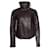 Autre Marque Denham, brown high neck leather jacket  ref.1002529