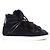 Gianvito Rossi, Wildleder-Sneaker mit Inuit-Fellbesatz - Ansicht 4