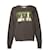 MSGM, green box logo sweater with metallic print Cotton  ref.1002535