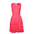 MISSONI, Vestido lurex listrado rosa coral Vermelho Laranja  ref.1002536