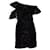 Autre Marque Autoportrait, robe en velours imprimé léopard Polyester Viscose Noir  ref.1002566