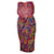 Gianni Versace Couture, Kleid mit psychedelischem Aufdruck Mehrfarben  ref.1002575