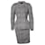 Gianni Versace Couture, blazer y falda con botonadura forrada Negro Blanco Lana  ref.1002579