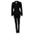 VERSACE, Costume noir Laine  ref.1002584