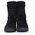 Chanel, Botins acolchoados em camurça Preto - vista 5