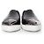 miu miu, sneakers slip on in pelle nera Nero - vista 5