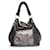 Marni, Metallic Leather Shoulder Bag Grey  ref.1002612