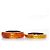 Jean Paul Gaultier, Bracciali rigidi epossidici Arancione Giallo - vista 4
