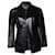 Costume National, Black leather jacket  ref.1002632