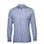 LANVIN, Carreaux bleu foncé avec chemise blanche Coton  ref.1002644