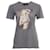 DOLCE & GABBANA, camisa gris con estampado Claudia Schiffer. Algodón  ref.1002712