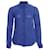 THEORY, blue linen shirt.  ref.1002735