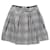 Autre Marque L'agence, black and white checked skorts  ref.1002738