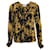 A.L.C EN.l.do. blusa color mostaza en seda Negro Amarillo  ref.1002790