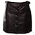 Agnès b. Agnis B, black leather skirt with buttons in the front in size FR42/M.  ref.1002807