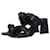 Autre Marque Nubikk, triangle twist sandal Black Leather  ref.1002863