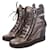 Giuseppe Zanotti, Bronze coloured high shine wedge sneakers in size 36. Brown Golden Leather Patent leather  ref.1002874