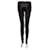 Plein Sud, leather trousers with laces (stretch) in size IT44/M. Black  ref.1002881