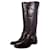 Sartore, black leather horse riding boots.  ref.1002886