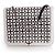 Alexander McQueen, Borsa a tracolla Heroine in bianco e nero. - vista 7