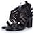 Ann Demeulemeester, gladiator sandal in black Leather  ref.1002911