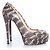 Christian Louboutin, Bianca Python-Plattformpumpen Grau - Ansicht 4