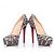 Christian Louboutin, Bianca Python-Plattformpumpen Grau - Ansicht 6