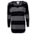 Joie, Grey and Black striped sweater Cashmere Wool  ref.1002965