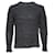 Autre Marque Daniele Allesandrini, Gray wool sweater with open pieces in fabric in size IT50/M. Grey  ref.1002979