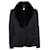 Versus, Vintage black wool blazer with fur collar.  ref.1003007