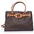 Michael Kors, Brauner Canvas-Monogramm-Shopper. - Ansicht 3