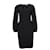 Autre Marque Il vestito, Abito nero con finte tasche laterali. Poliestere  ref.1003019