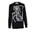 GIVENCHY, Bambi-Sweatshirt mit Rundhalsausschnitt und Spiegelkontur. Schwarz Baumwolle  ref.1003040