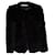 Autre Marque Anna Ventura, Cardigan en fourrure tricotée Noir  ref.1003055