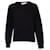 STUDIOS ACNE, sweat-shirt noir à col rond Coton  ref.1003061