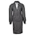 Christian Dior, abito grigio con stampa puntinata in velluto Lana  ref.1003117