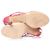 sergio rossi, sandali cut-out in pelle rosa. - vista 8