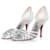 sergio rossi, Silver Leather sandals. Silvery  ref.1003132